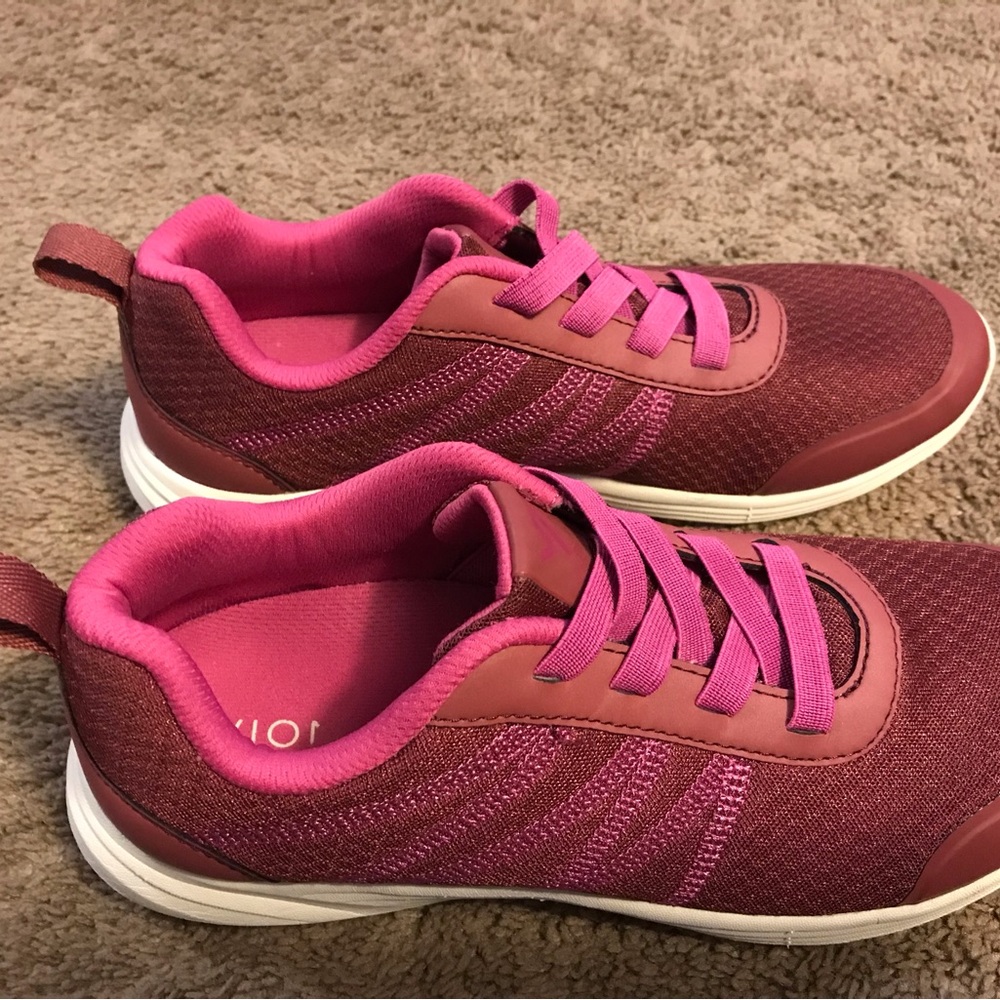 Vionic Women's Burgundy and Pink Sneakers - Picture 5 of 7